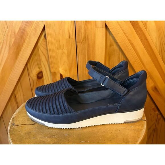 Baretraps Harmony Slip On Mary Jane Shoes Size 8.5M Navy - Picture 3 of 8